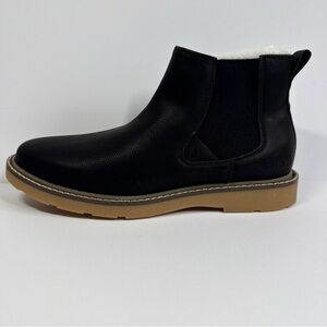 $80 Nautica Men’s Size 10 Black Vegan Leather Chelsea Chukka Boots Slip-On